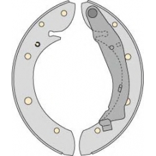 K750677 MGA Комплект тормозов, барабанный тормозной механизм