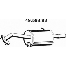 49.598.83 EBERSPACHER Глушитель выхлопных газов конечный