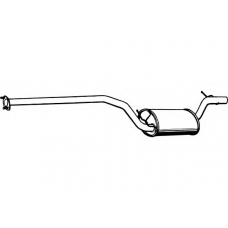 P2385 FENNO Средний глушитель выхлопных газов