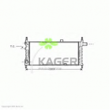 31-0747 KAGER Радиатор, охлаждение двигателя