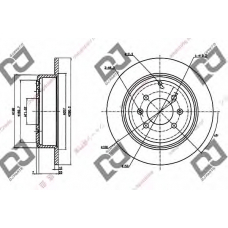 BD1190 DJ PARTS Тормозной диск