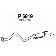 P6819 FENNO Глушитель выхлопных газов конечный