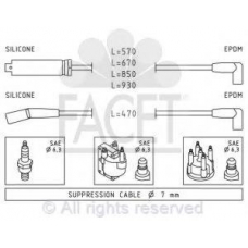 4.9419 FACET Комплект проводов зажигания