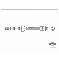 19034668 CORTECO Тормозной шланг