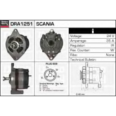 DRA1251 DELCO REMY Генератор