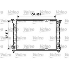 734853 VALEO Радиатор, охлаждение двигателя