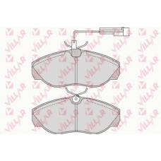 626.0964 VILLAR Комплект тормозных колодок, дисковый тормоз