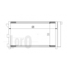 016-016-0018 LORO Конденсатор, кондиционер