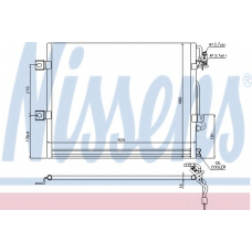 94858 NISSENS Конденсатор, кондиционер