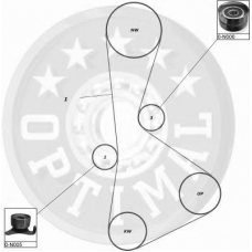 SK-1195 OPTIMAL Комплект ремня грм
