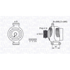 063377495010 MAGNETI MARELLI Генератор