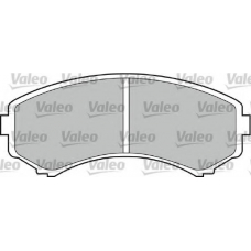 598515 VALEO Комплект тормозных колодок, дисковый тормоз