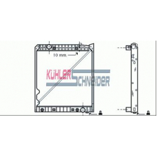 0421001 KUHLER SCHNEIDER Радиатор, охлаждение двигател