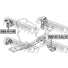 NM-N16ALH FEBEST Подвеска, двигатель