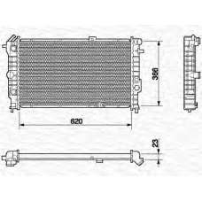 350213592000 MAGNETI MARELLI Радиатор, охлаждение двигателя