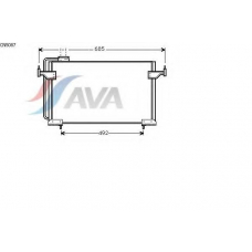 CN5087 AVA Конденсатор, кондиционер