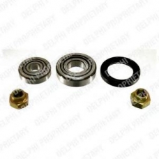 BK207 DELPHI Комплект подшипника ступицы колеса