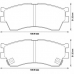 572560B BENDIX Комплект тормозных колодок, дисковый тормоз