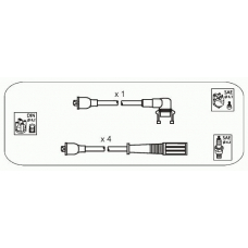 RB11 JANMOR Комплект проводов зажигания