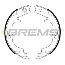 GF4886 BREMSI Комплект тормозных колодок, стояночная тормозная с