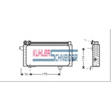 0961101 KUHLER SCHNEIDER Масляный радиатор, двигательное масло