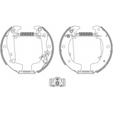 R0340 PAGID Комплект тормозных колодок