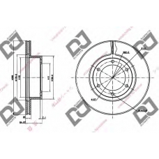 BD1229 DJ PARTS Тормозной диск