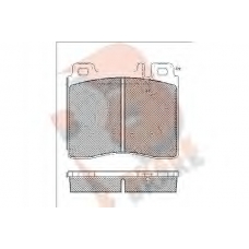 RB1158 R BRAKE Комплект тормозных колодок, дисковый тормоз