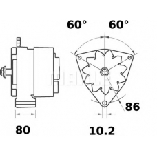 MG 463 MAHLE Генератор