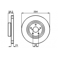 0 986 478 977 BOSCH Тормозной диск