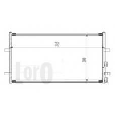 017-016-0029 LORO Конденсатор, кондиционер
