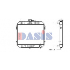 151380N AKS DASIS Радиатор, охлаждение двигателя