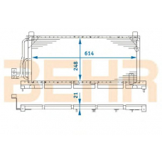 7004550 BEHR Condenser