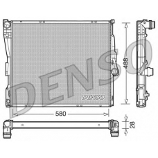 DRM05090 DENSO Радиатор, охлаждение двигателя