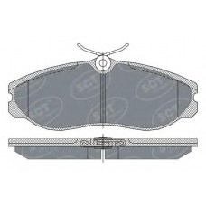 SP 257 SCT Комплект тормозных колодок, дисковый тормоз