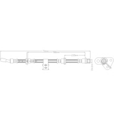 3244 REMKAFLEX Тормозной шланг