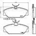 T9033 PAGID Комплект тормозных колодок, дисковый тормоз