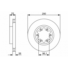 0 986 479 355 BOSCH Тормозной диск