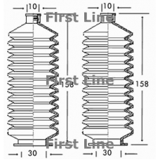 FSG3057 FIRST LINE Пыльник, рулевое управление