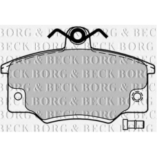 BBP1032 BORG & BECK Комплект тормозных колодок, дисковый тормоз