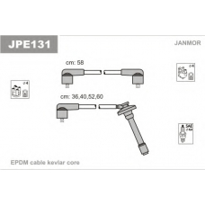 JPE131 JANMOR Комплект проводов зажигания