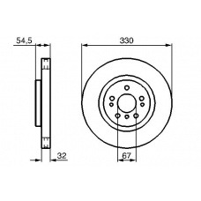 0 986 479 269 BOSCH Тормозной диск