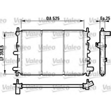 730858 VALEO Радиатор, охлаждение двигателя