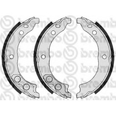 S 61 541 BREMBO Комплект тормозных колодок, стояночная тормозная с