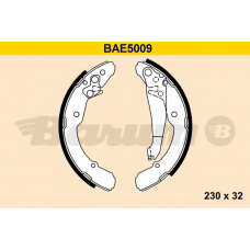 BAE5009 BARUM Комплект тормозных колодок