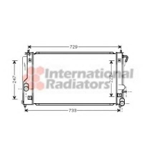53002296 VAN WEZEL Радиатор, охлаждение двигателя