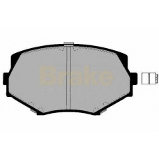 PA1327 BRAKE ENGINEERING Комплект тормозных колодок, дисковый тормоз