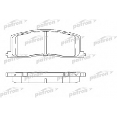 PBP931 PATRON Комплект тормозных колодок, дисковый тормоз