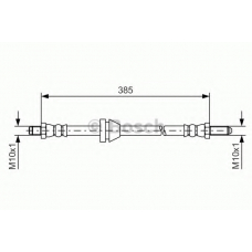 1 987 476 021 BOSCH Тормозной шланг