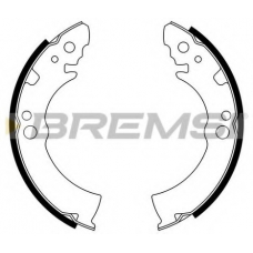 GF0004 BREMSI Комплект тормозных колодок